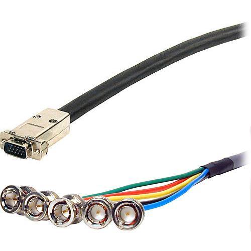 Comprehensive 3' (0.9 m) UHR HD15 Plug to 5BNC VGA15P-5BP-3UHR