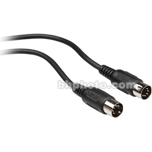 Hosa Technology MIDI to MIDI (STD) Cable (15', Black) MID-315BK