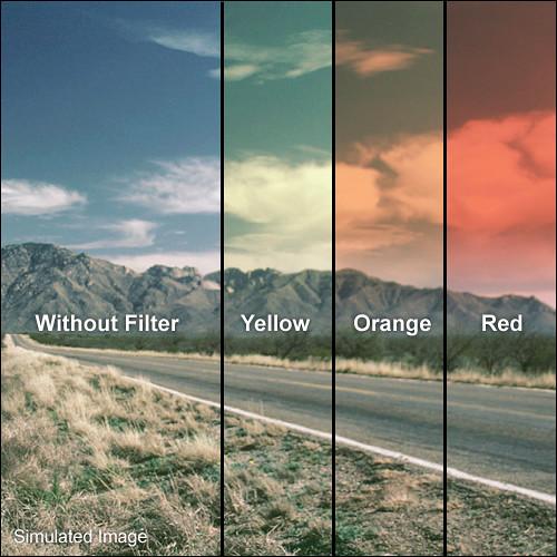 LEE Filters 100 x 150mm Hard-Edge Graduated Sunset Orange SUNOH