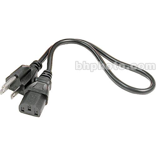 Hosa Technology Black Extension Cable w/ IEC Female - 3' PWC-143, Hosa, Technology, Black, Extension, Cable, w/, IEC, Female, 3', PWC-143