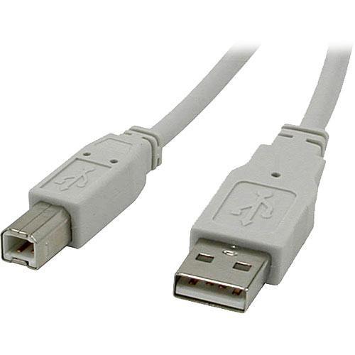 C2G  16.4' (5 m) USB 2.0 A/B Cable (White) 13401