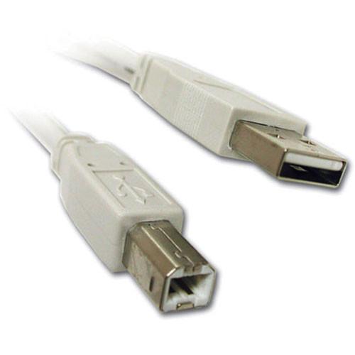 C2G  16.4' (5 m) USB 2.0 A/B Cable (White) 13401, C2G, 16.4', 5, m, USB, 2.0, A/B, Cable, White, 13401, Video