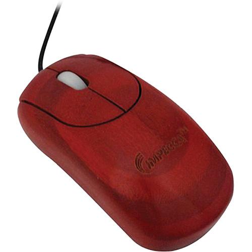 Impecca Custom Carved Designer Bamboo Mouse (Mahogany) WMB104