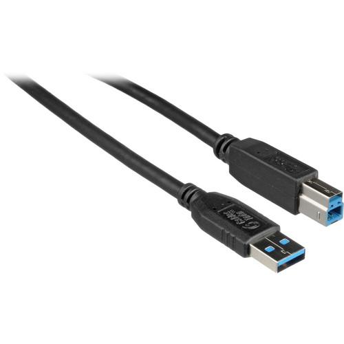 C2G 6.5' (2 m) USB 3.0 A Male to B Male Cable (Black) 54174