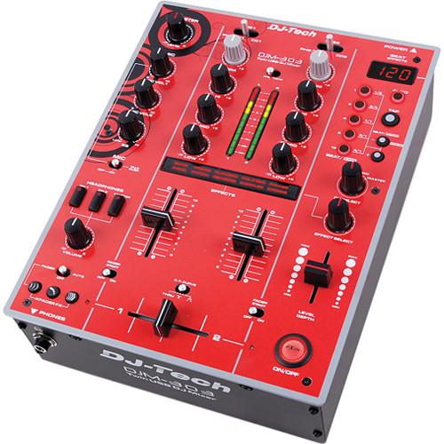DJ-Tech DJM-303 Twin USB DJ Mixer (Blue) DJM303BLUEEDITION, DJ-Tech, DJM-303, Twin, USB, DJ, Mixer, Blue, DJM303BLUEEDITION,