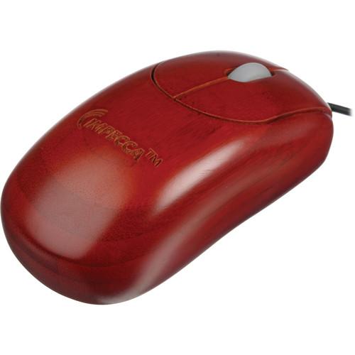Impecca Custom Carved Designer Bamboo Mouse (Cherry) WMB105