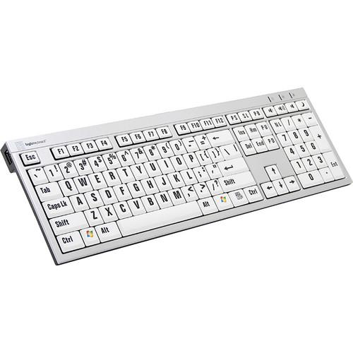 LogicKeyboard XLPrint PC Slim Line Keyboard LKBU-LPRNTWB-AJPU-US