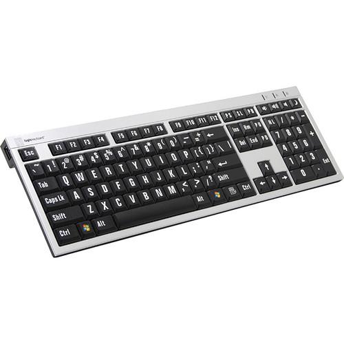 LogicKeyboard XLPrint PC Slim Line Keyboard LKBU-LPRNTWB-AJPU-US