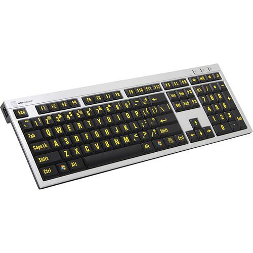 LogicKeyboard XLPrint PC Slim Line Keyboard LKBU-LPRNTWB-AJPU-US