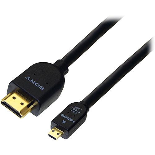 Sony High Speed HDMI to Micro 1.4 Cable - 5' DLCHEU15