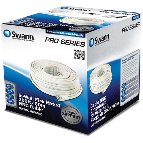 Swann In-Wall Fire Rated BNC Extension Cable SWPRO-15MFRC-GL