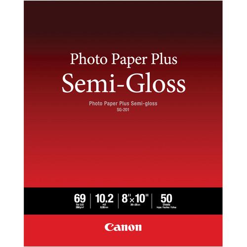Canon SG-201 Photo Paper Plus Semi-Gloss 1686B064, Canon, SG-201, Paper, Plus, Semi-Gloss, 1686B064,