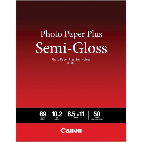 Canon SG-201 Photo Paper Plus Semi-Gloss 1686B064, Canon, SG-201, Paper, Plus, Semi-Gloss, 1686B064,