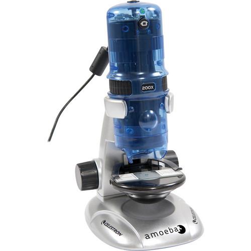 Celestron Amoeba Dual Purpose Digital Microscope (Blue) 44325, Celestron, Amoeba, Dual, Purpose, Digital, Microscope, Blue, 44325