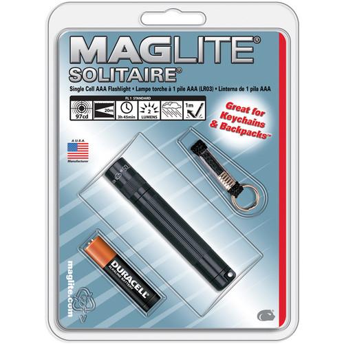 Maglite Solitaire 1-Cell AAA Flashlight (Blue) K3A116