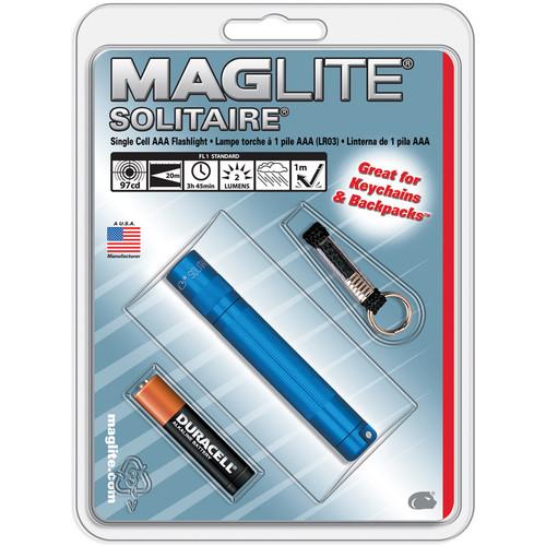 Maglite Solitaire 1-Cell AAA Flashlight (Blue) K3A116, Maglite, Solitaire, 1-Cell, AAA, Flashlight, Blue, K3A116,