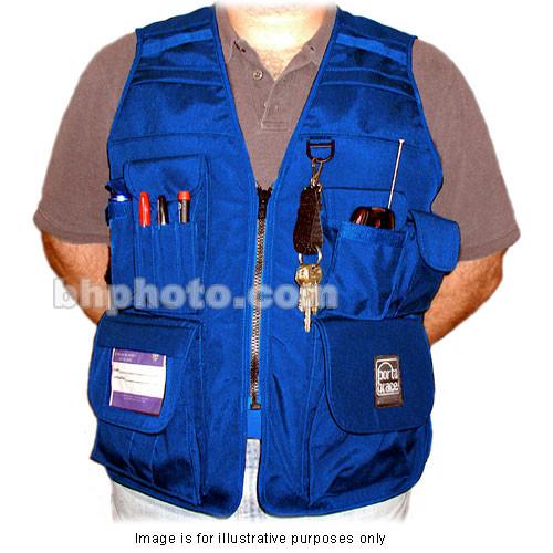 Porta Brace VV-M Videographer Vest (Large, Blue) VV-L