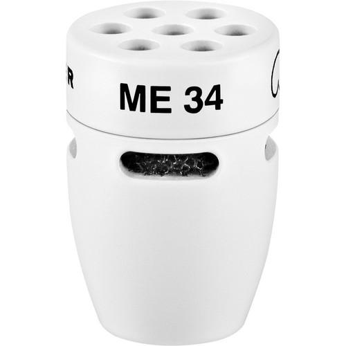 Sennheiser ME34 MZH Cardioid Microphone Capsule (White) ME34W, Sennheiser, ME34, MZH, Cardioid, Microphone, Capsule, White, ME34W