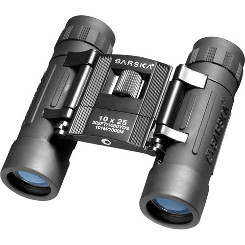 Barska 10x25 Lucid View Binocular - Black AB10111, Barska, 10x25, Lucid, View, Binocular, Black, AB10111,