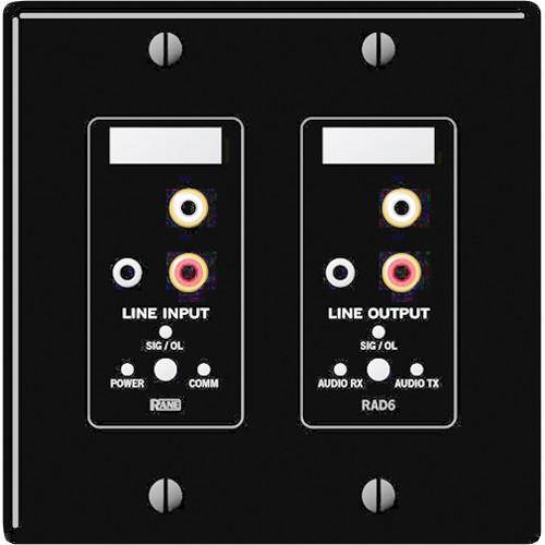 Rane  RAD6 Remote Audio Device (Black) RAD6B