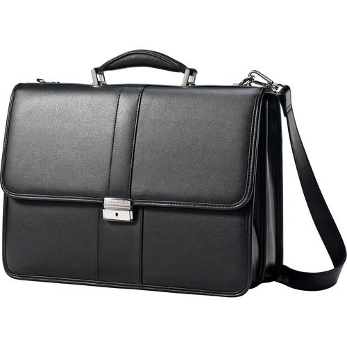 Samsonite Leather Checkpoint Friendly Case (Black) 43122-1041