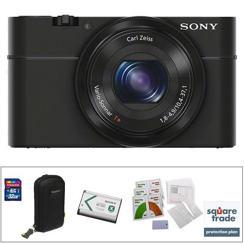 Sony Cyber-shot DSC-RX100 Digital Camera (Black) DSCRX100/B