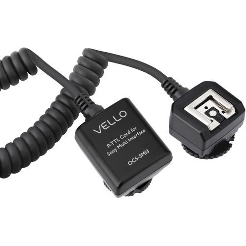 Vello Off-Camera TTL Flash Cord for Sony/Minolta Cameras OCS-S3, Vello, Off-Camera, TTL, Flash, Cord, Sony/Minolta, Cameras, OCS-S3