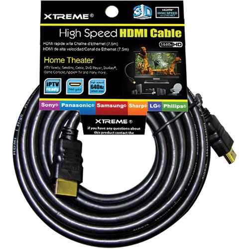 Xtreme Cables High-Speed v1.4 HDMI Cable on Hang Card - 74100, Xtreme, Cables, High-Speed, v1.4, HDMI, Cable, on, Hang, Card, 74100