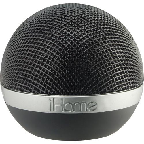 iHome Rechargeable Portable Bluetooth Speaker (Black) IDM8BYC