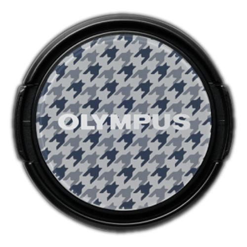 Olympus LC-37PR Brown Stripe Decorative Lens Cap V6540035W000