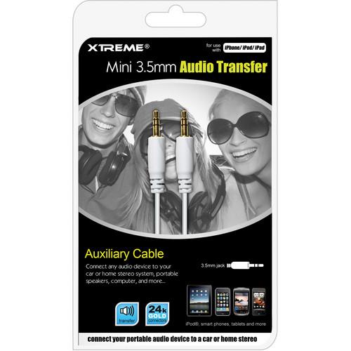 Xtreme Cables 3.5mm Mini Audio Transfer Cable (6') 50602, Xtreme, Cables, 3.5mm, Mini, Audio, Transfer, Cable, 6', 50602,