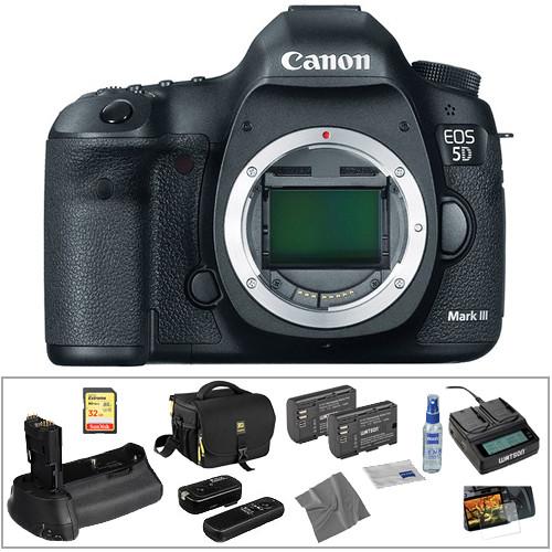 Canon EOS 5D Mark III DSLR Camera Body Deluxe Kit