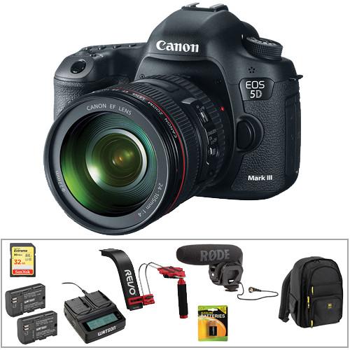 Canon EOS 5D Mark III DSLR Camera Video Production Kit