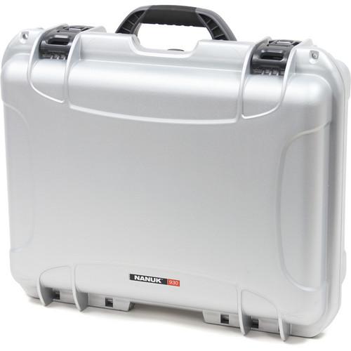 Nanuk 930 Case with Padded Dividers (Silver) 930-2005