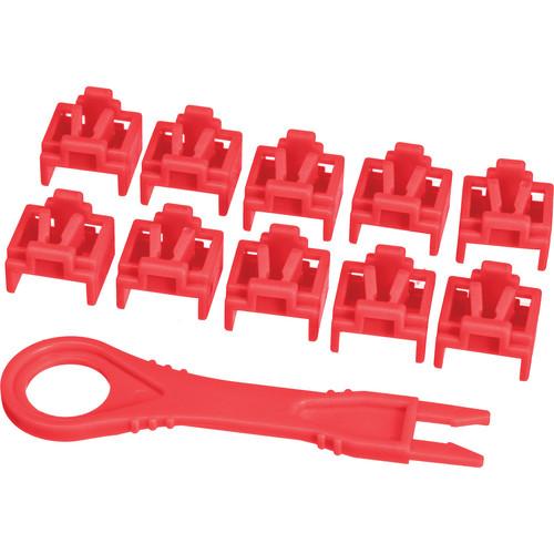 NTW  PortBlocker 10-Pack (Red) NNL-PB/1RD/RT