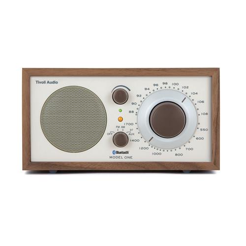 Tivoli Model One Bluetooth AM/FM Radio (White/Silver) M1BTWHT