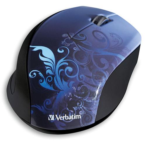 Verbatim Wireless Optical Design Mouse (Graphite Design) 97786