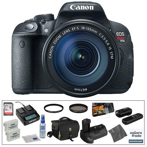Canon EOS Rebel T5i DSLR Camera with 18-135mm Lens 8595B005