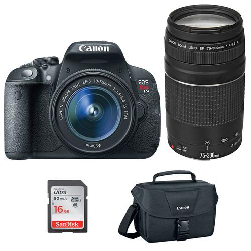 Canon EOS Rebel T5i DSLR Camera with 18-55mm Lens 8595B003, Canon, EOS, Rebel, T5i, DSLR, Camera, with, 18-55mm, Lens, 8595B003,