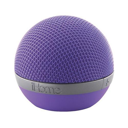 iHome Rechargeable Portable Bluetooth Speaker (Purple) IDM8UYC