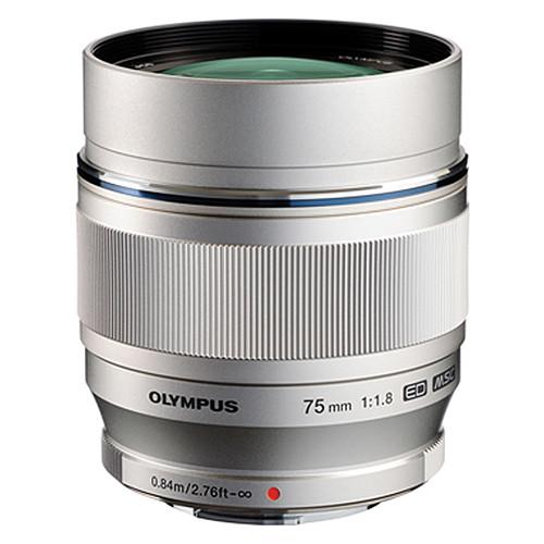 Olympus M.Zuiko Digital ED 75mm f/1.8 Lens (Black) V311040BU000, Olympus, M.Zuiko, Digital, ED, 75mm, f/1.8, Lens, Black, V311040BU000