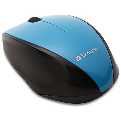 Verbatim Wireless Multi-Trac Blue LED Optical Mouse (Black)