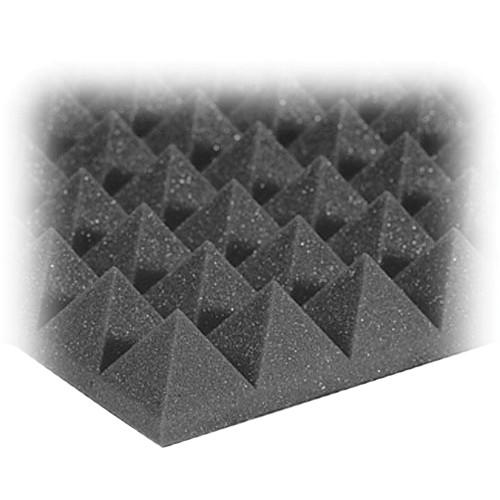 Auralex Studiofoam Pyramid-24 (Charcoal Grey, 12-Pack) 2PYR24CHA