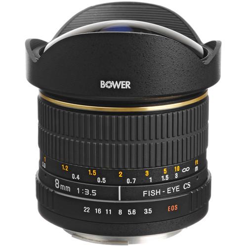 Bower SLY 358C 8mm f/3.5 Fisheye Lens for Canon APS-C SLY358C
