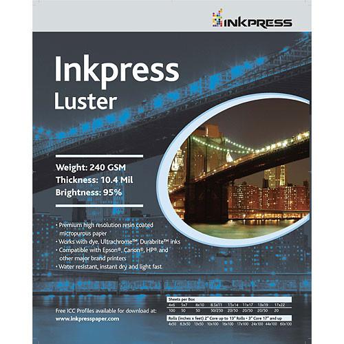 Inkpress Media Luster Paper (17 x 22