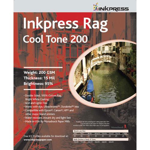 Inkpress Media Rag Cool Tone 300 Paper PRCT300172220, Inkpress, Media, Rag, Cool, Tone, 300, Paper, PRCT300172220,