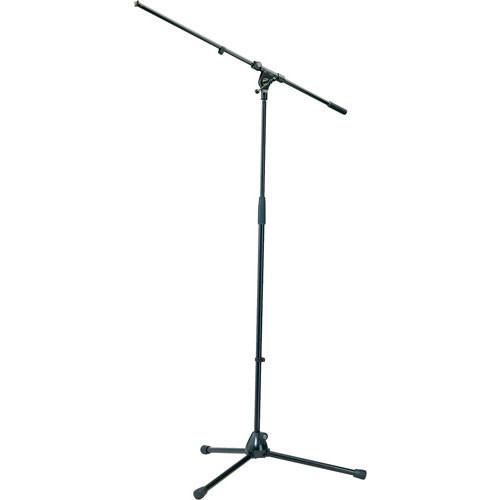 K&M 21020 Tripod Microphone Stand with Boom (Black) 21020-500-55, K&M, 21020, Tripod, Microphone, Stand, with, Boom, Black, 21020-500-55