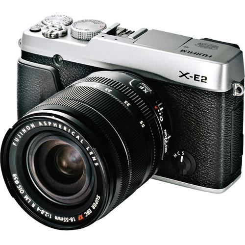 Fujifilm X-E2 Mirrorless Digital Camera - Silver, Body -