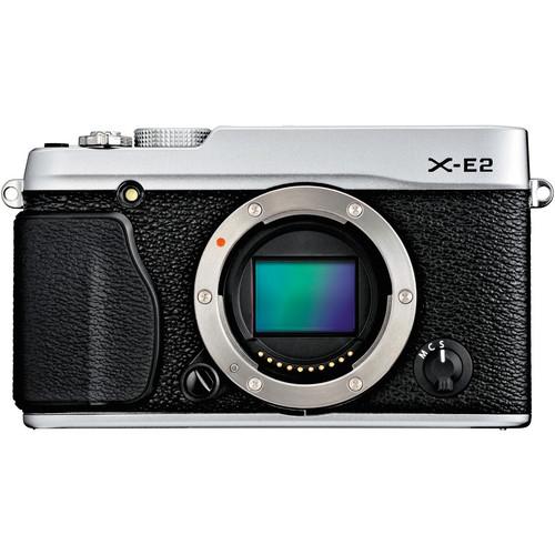 Fujifilm X-E2 Mirrorless Digital Camera - Silver, Body -, Fujifilm, X-E2, Mirrorless, Digital, Camera, Silver, Body,