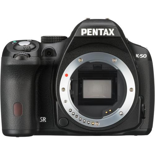 Pentax K-50 Digital SLR Camera Body Black -